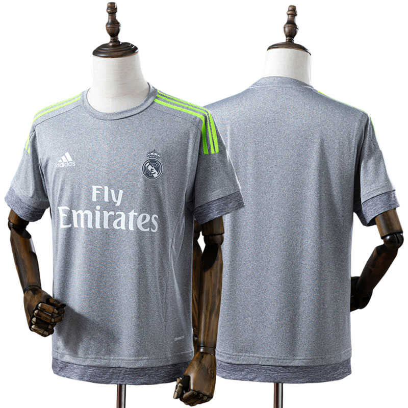Real Madrid 2015/16 retro grå herre udebanetrøje