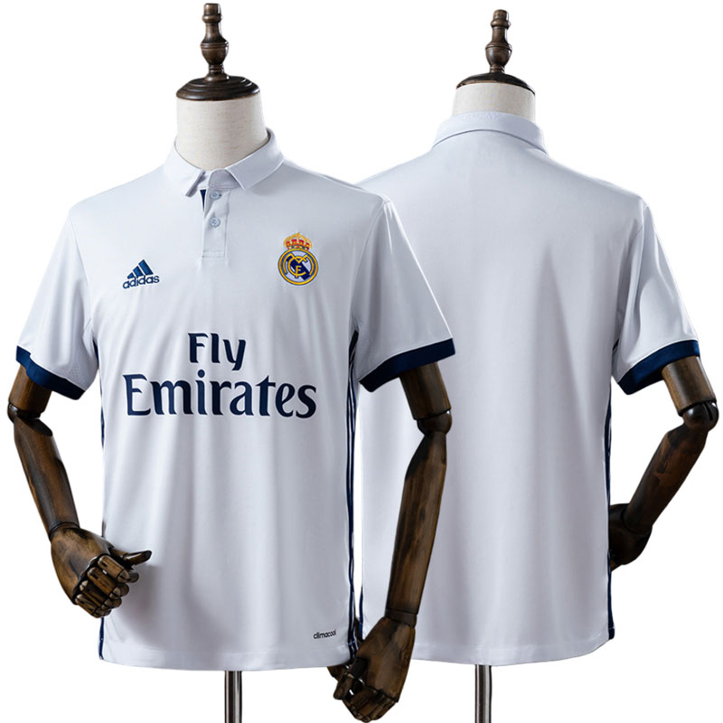 Real Madrid 2016/17 retro hjemmebanetrøje til mænd