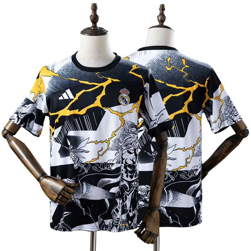 Real Madrid Avengers 2025/26 pre-match fodboldtrøje