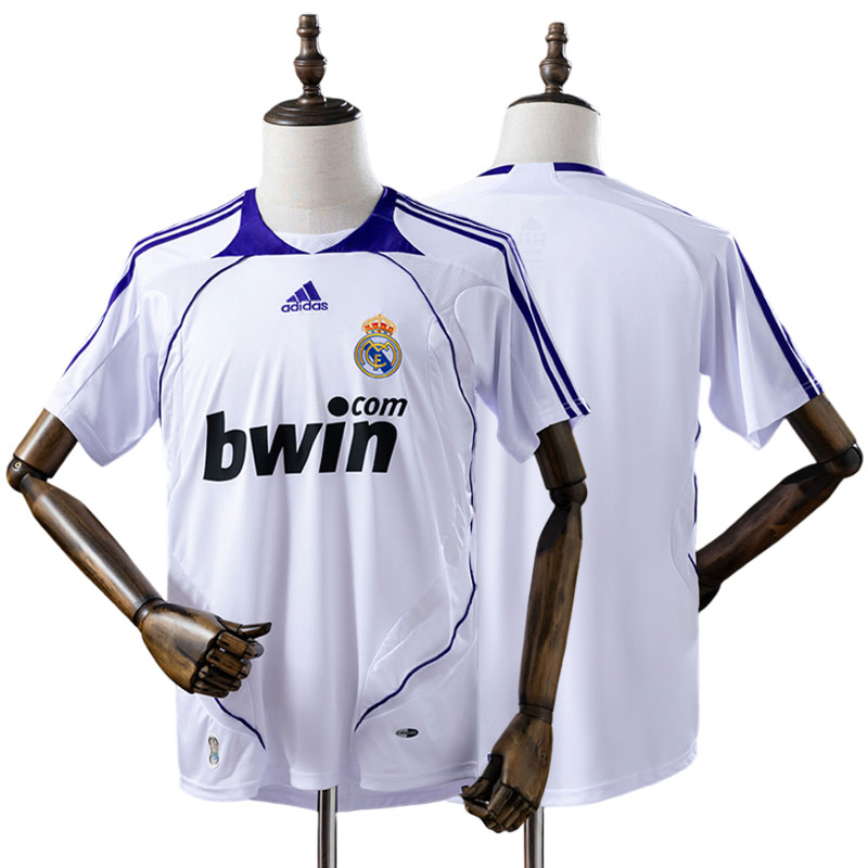 Real Madrid retro hjemmebanetrøje 2007/08 til mænd