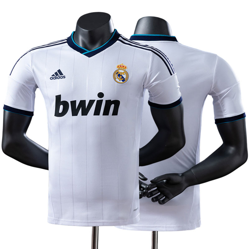 Real Madrid retro hjemmebanetrøje 2012/13 – herre fodboldtrøje i hvid