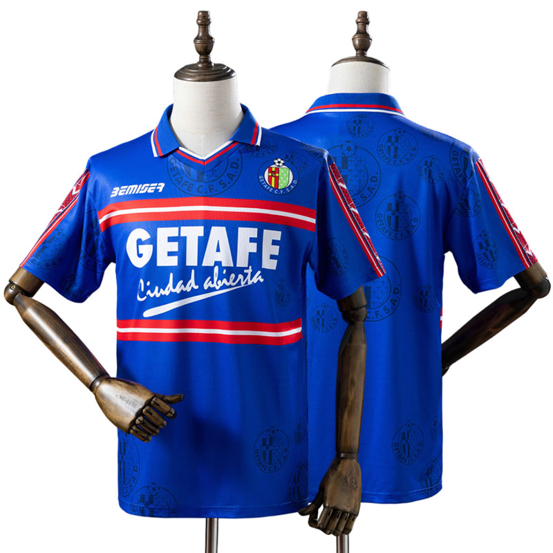 Retro Getafe hjemmebanetrøje 1998/99 - herre fodboldtrøje i blå