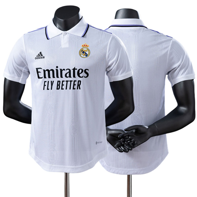 Retro Real Madrid 22/23 hjemmebanetrøje - hvid herre fodboldtrøje