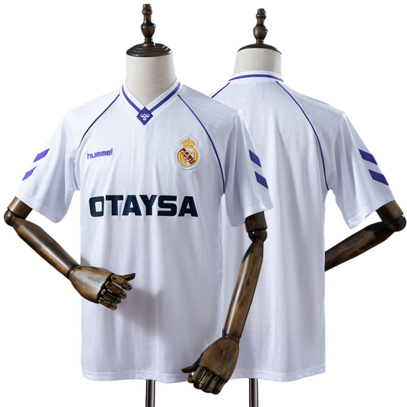 Retro fodboldtrøje Real Madrid 1990/92 hjemmebanetrøje