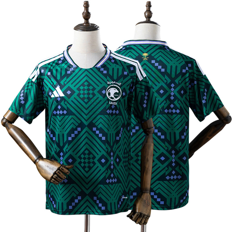 Saudi-Arabien 2026 hjemmebanetrøje - grøn VM fodboldtrøje til mænd