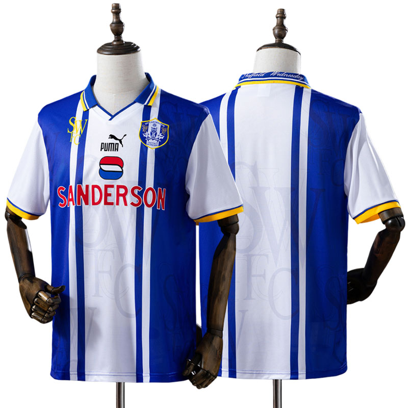 Sheffield Wednesday 1995/97 retro hjemmebanetrøje til mænd