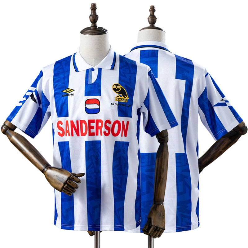 Sheffield Wednesday retro hjemmebanetrøje 1991/93