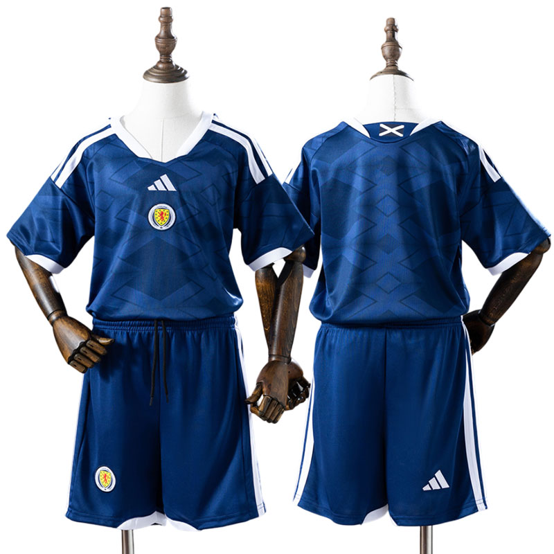 Skotland hjemmebanetrøje 2026/27 til børn - trøje og shorts