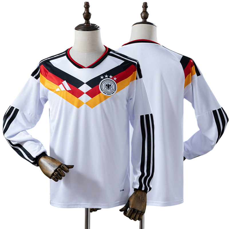 Tyskland VM 2026 langærmet hjemmebanetrøje