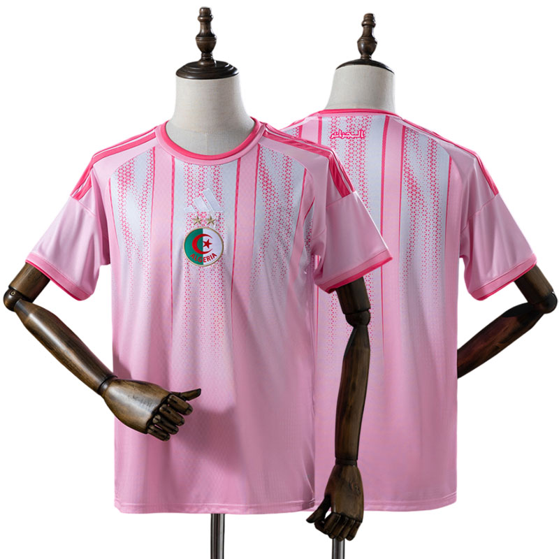 Algeria 2026 lyserød fodboldtrøje
