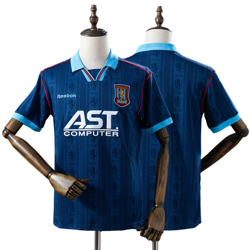 Aston Villa udebanetrøje 1995/96 – klassisk retro herretrøje