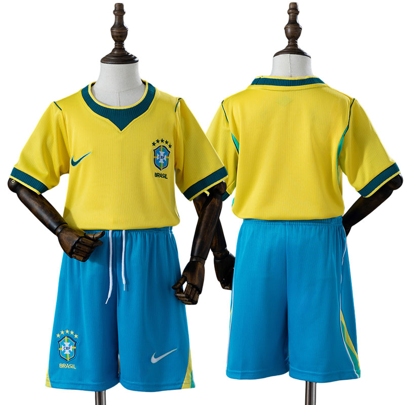 Brasilien 2026 hjemmebanetrøje til børn
