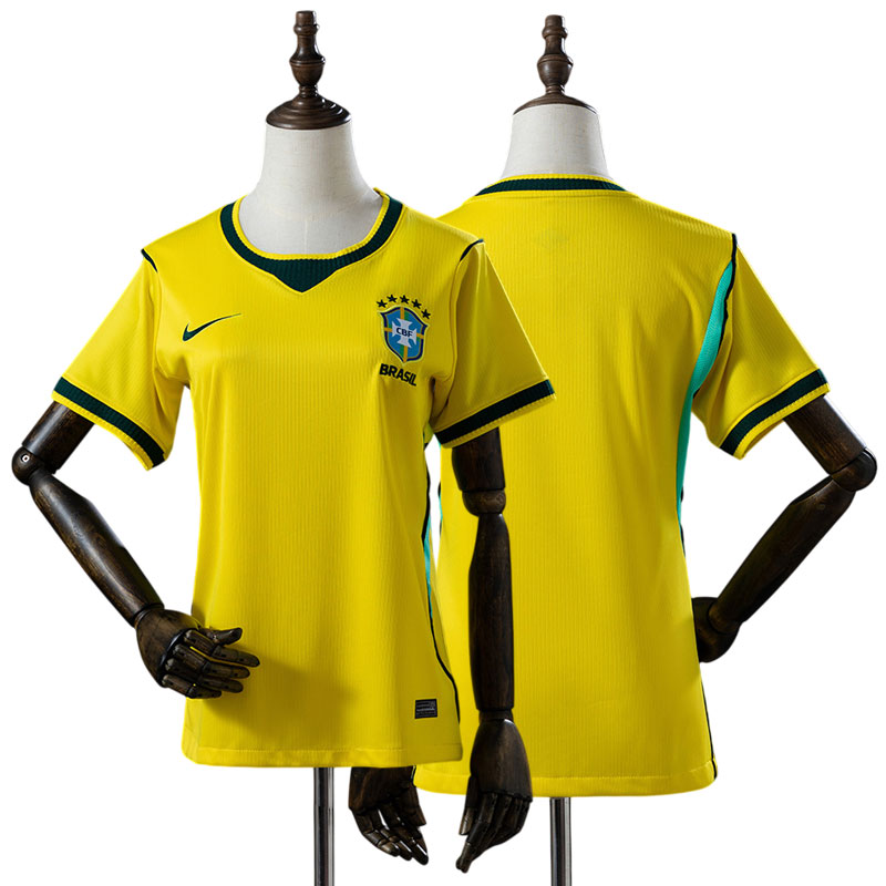 Brasilien kvinde fodboldtrøje 2026/27 – gul hjemmebanetrøje