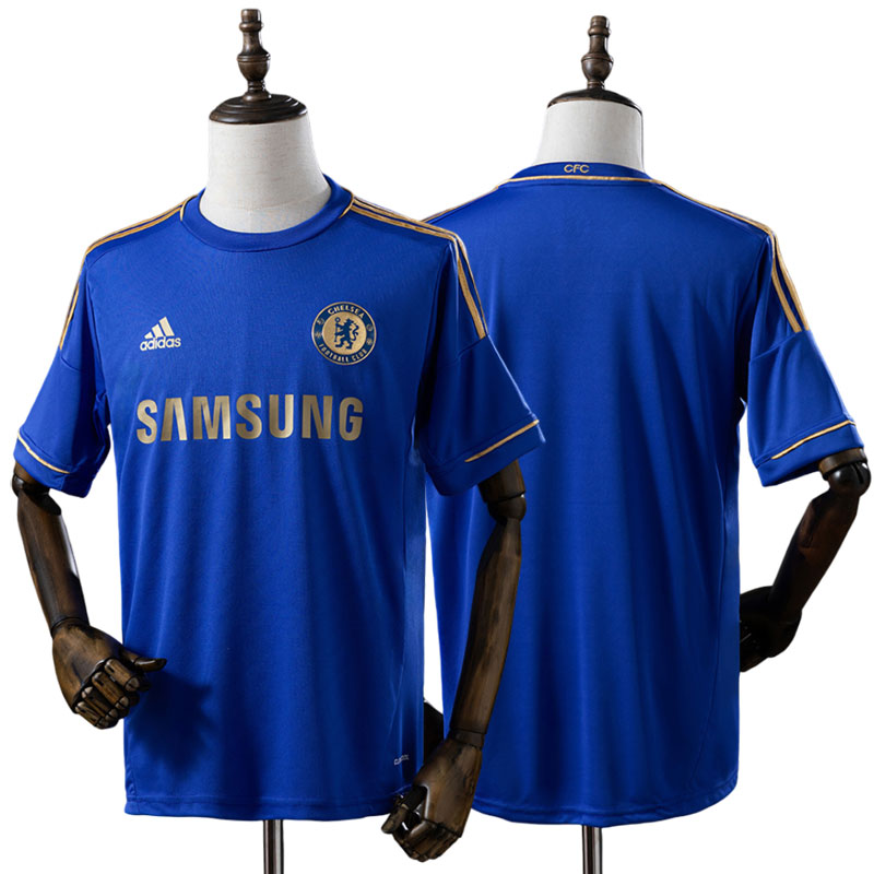 Chelsea hjemmebanetrøje 2012/13 retro – herre fodboldtrøje i blå