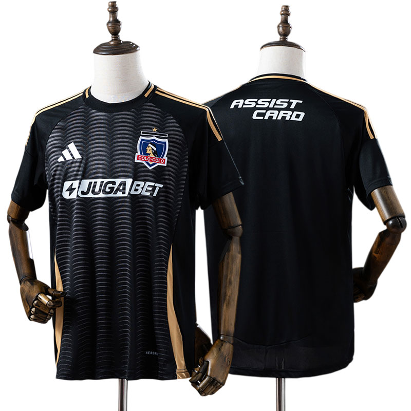 Colo Colo 2025 udebanetrøje til herrer – sort trøje