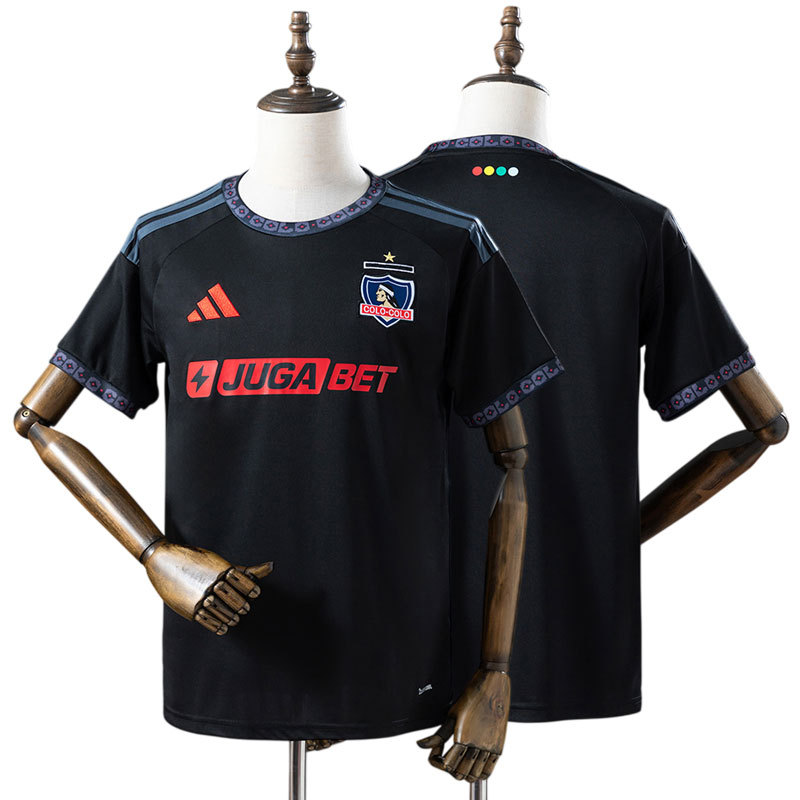 Colo Colo 2026 fodboldtrøje til mænd – sort ude trøje