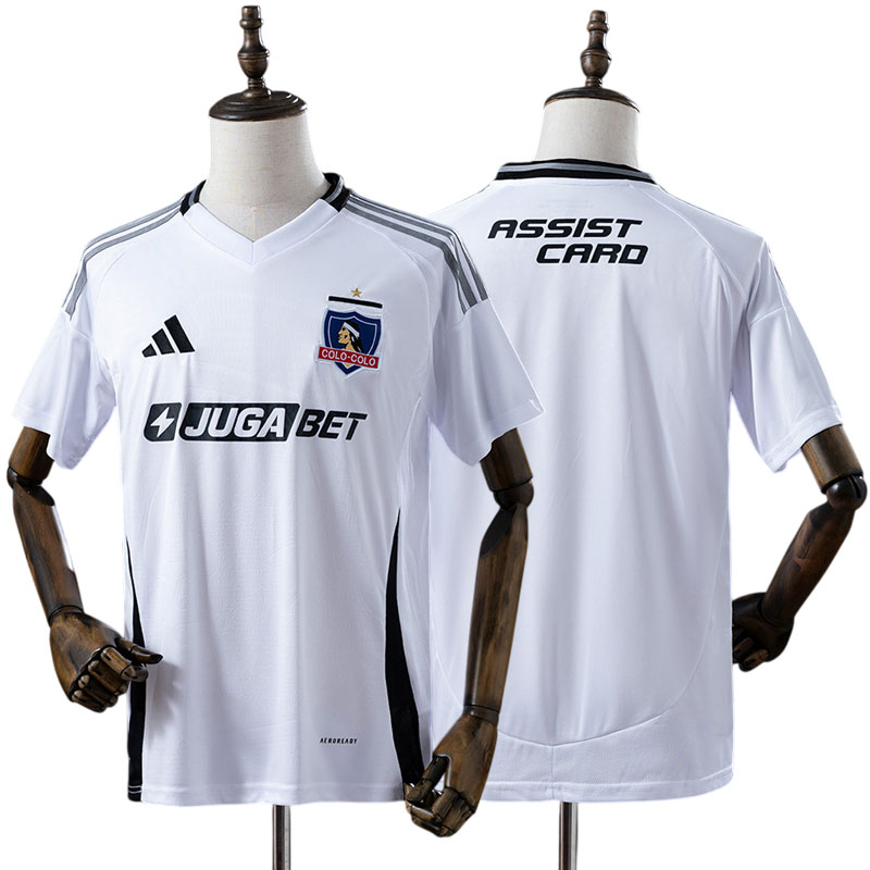 Hvid Colo Colo 2025 hjemmebanetrøje trøje til mænd