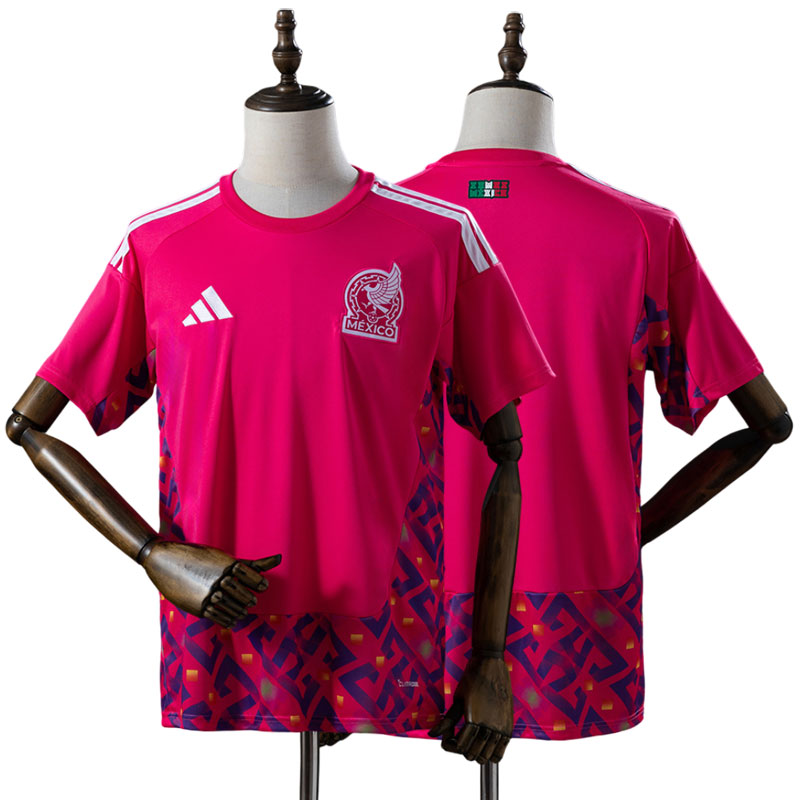 Mexico målmandstrøje 2026 VM – pink fodboldtrøje til herrer