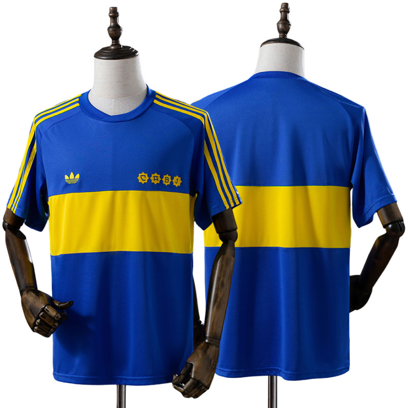 Retro Boca Juniors fodboldtrøje 1981/82 hjemmebanetrøje