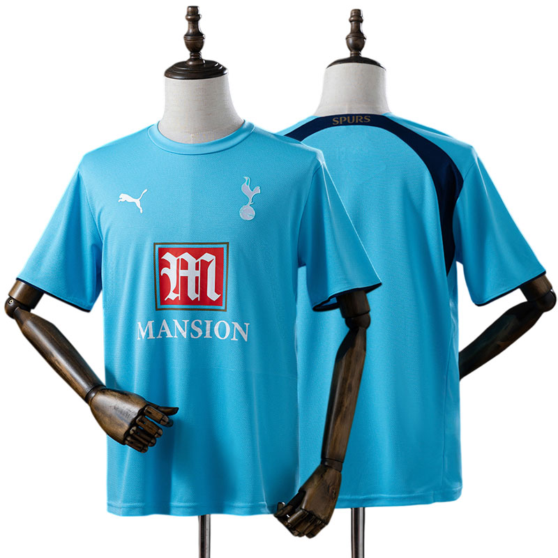 Tottenham Hotspur retro fodboldtrøje 2006/07 – blå udebanetrøje