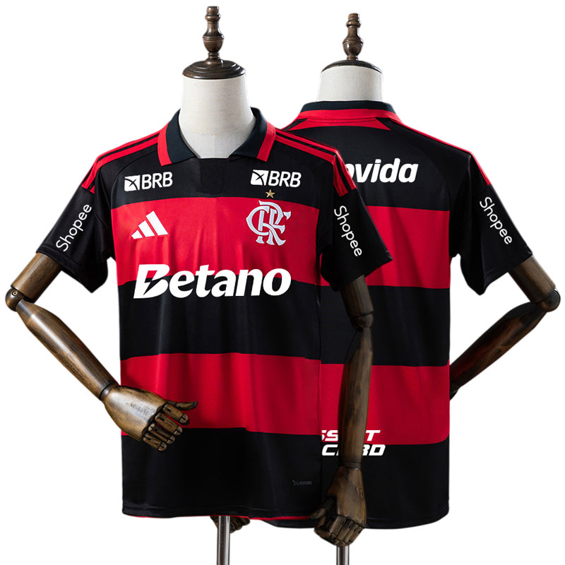 CR Flamengo 2026/27 hjemmebanetrøje med alle sponsorer