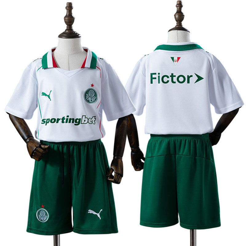 Palmeiras udebanetrøje 2026/27 til børn - trøje og shorts