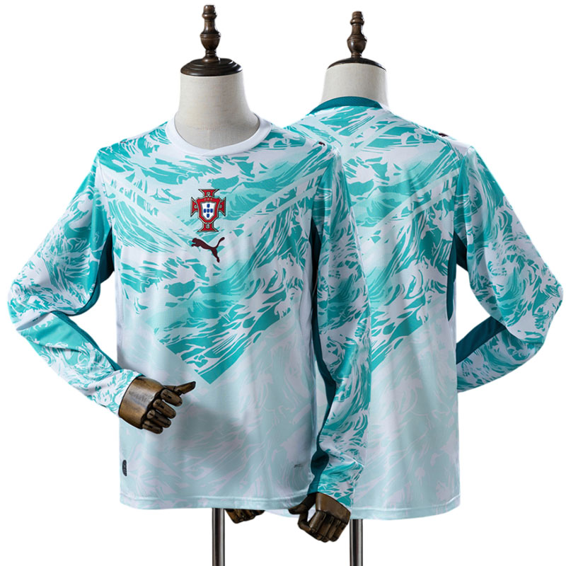 Portugal 2026/27 udebanetrøje langærmet til mænd