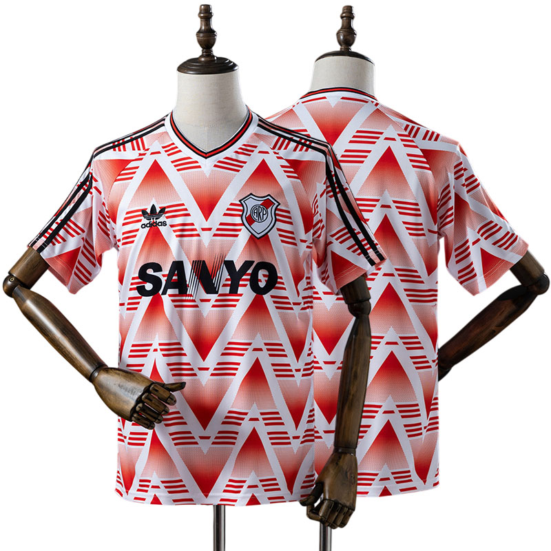 River Plate retro trøje 92/93 - udebanetrøje