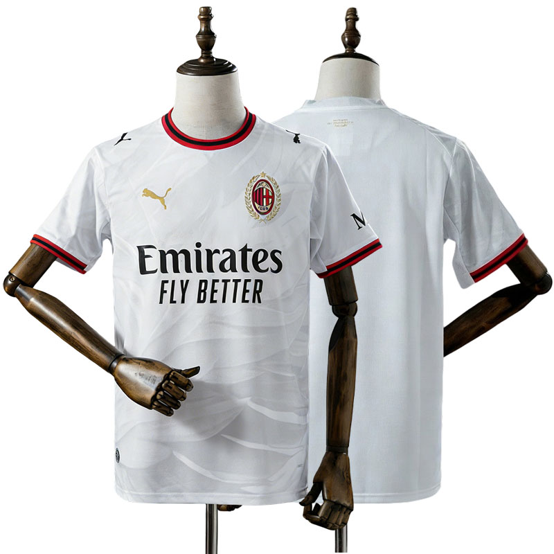 AC Milan 2026/27 udebanetrøje – hvid kortærmet fodboldtrøje
