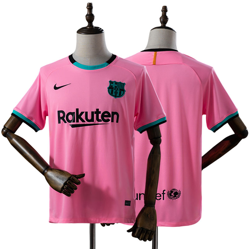 Barcelona 20/21 pink tredjetrøje – retro Barcelona trøje