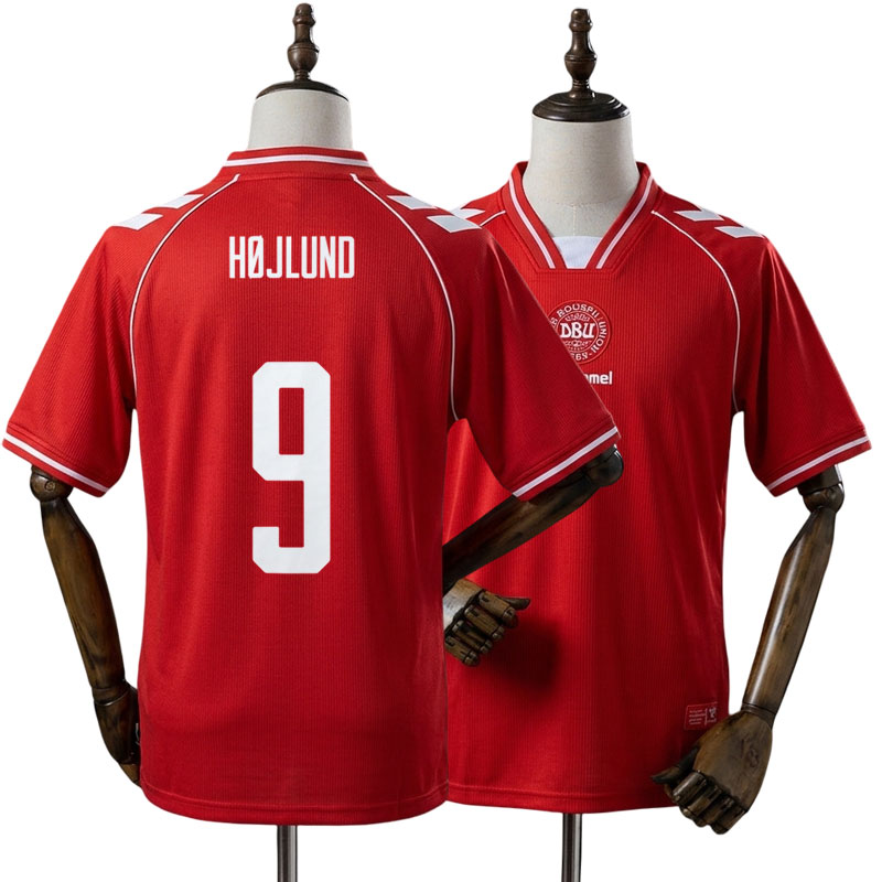 Danmark VM 2026 Hjemmebanetrøje - HØJLUND 9 Tryk