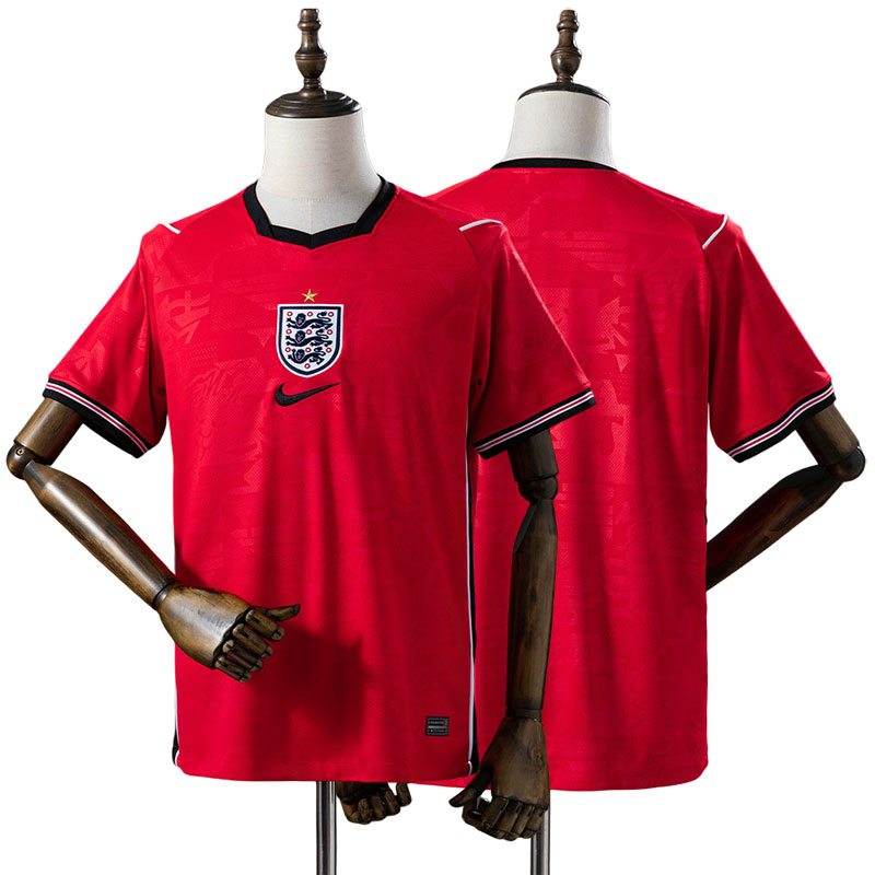 England 2026 udebanetrøje – rød landsholdstrøje til herre