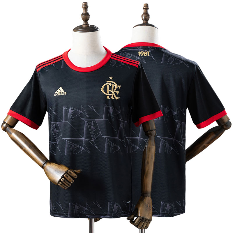 Flamengo 2021 tredje trøje - retro fodboldtrøje til mænd
