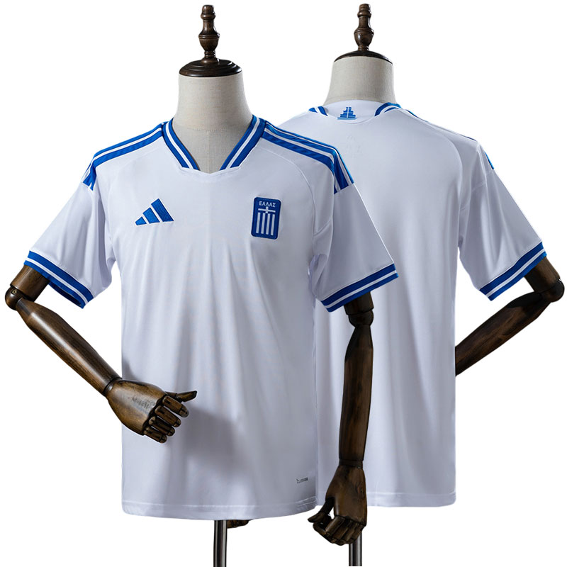 Grækenland 2026/27 hjemmebanetrøje – hvid fodboldtrøje til mænd