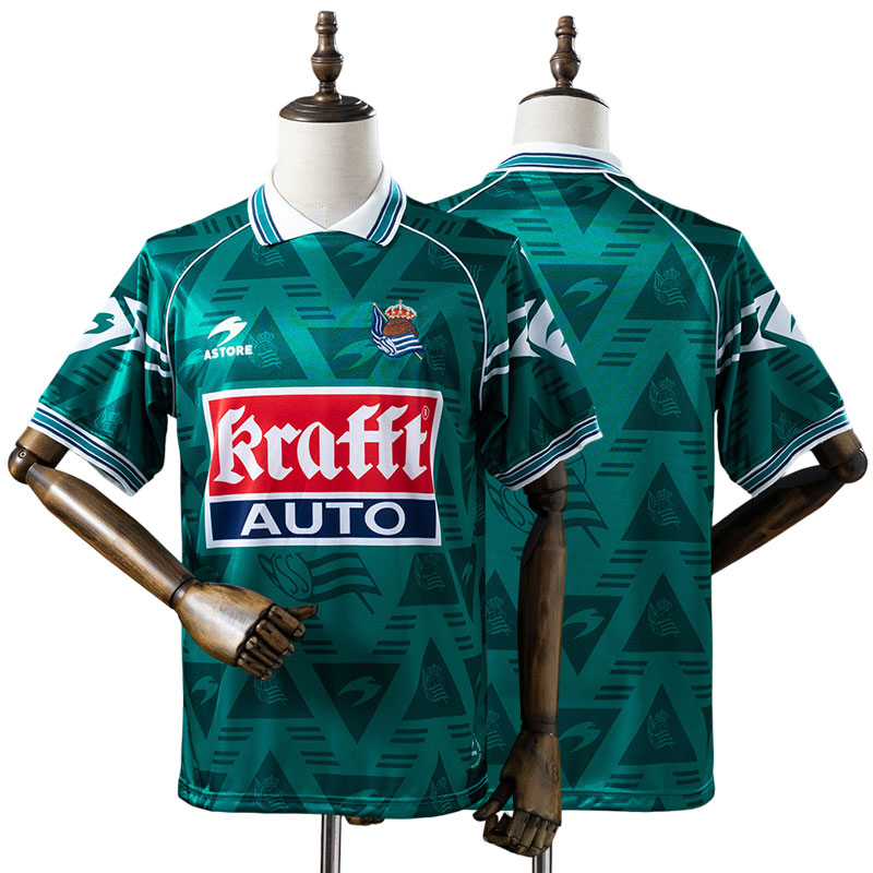 Real Sociedad udebanetrøje 1995/96 – vintage fodboldtrøje til herrer