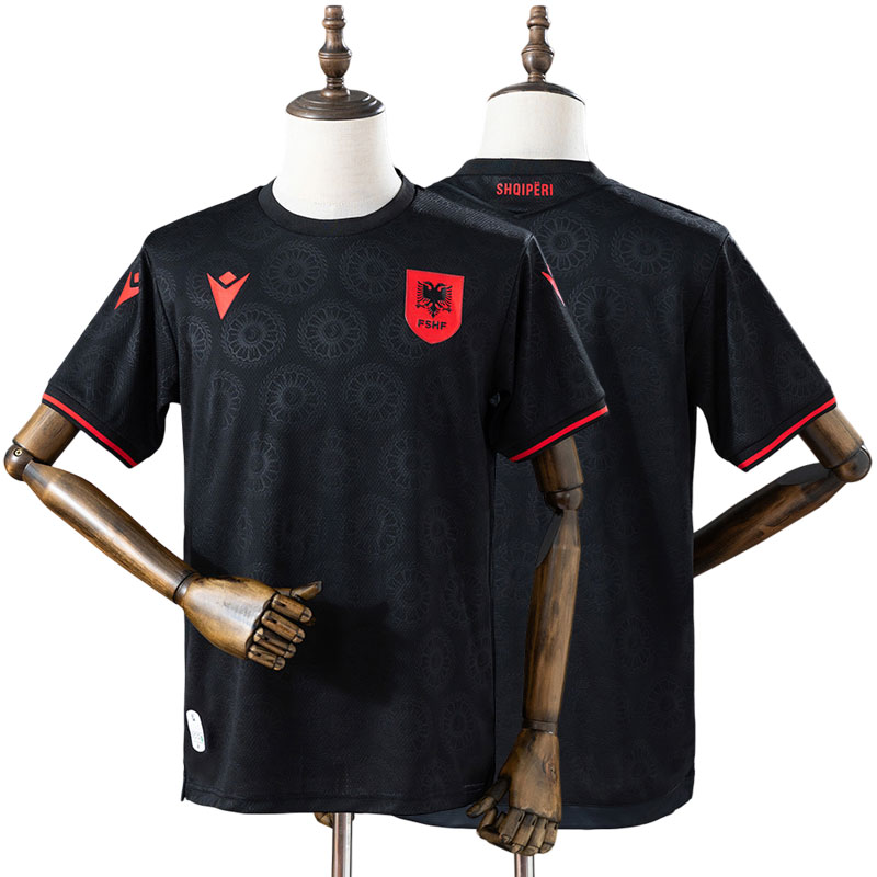 Albanien tredjetrøje 2026 herre – sort VM fodboldtrøje