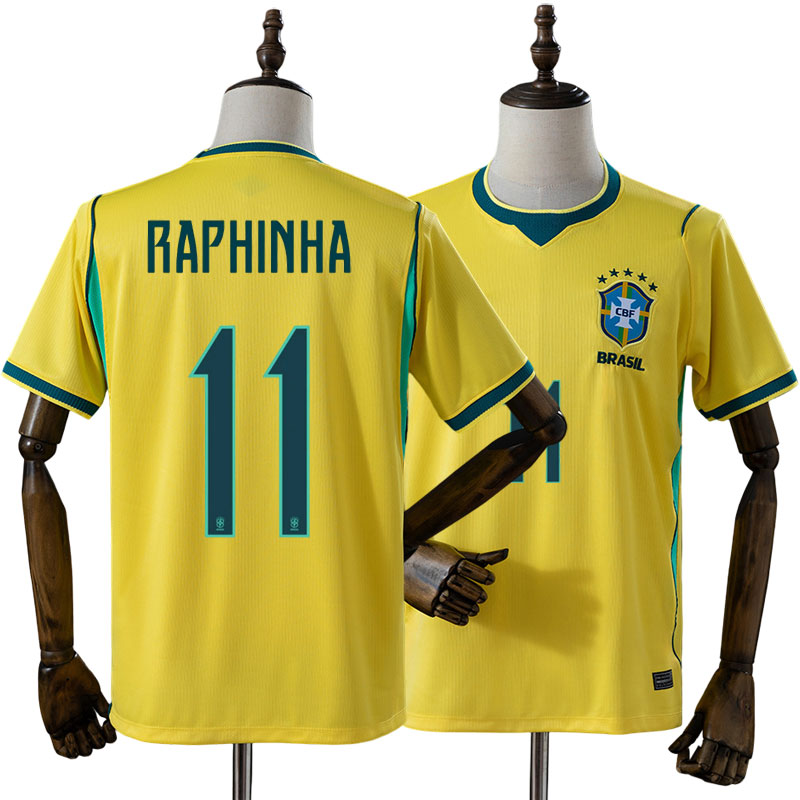 Brasil 2026/27 hjemmebanetrøje - Raphinha 11 VM trøje til mænd