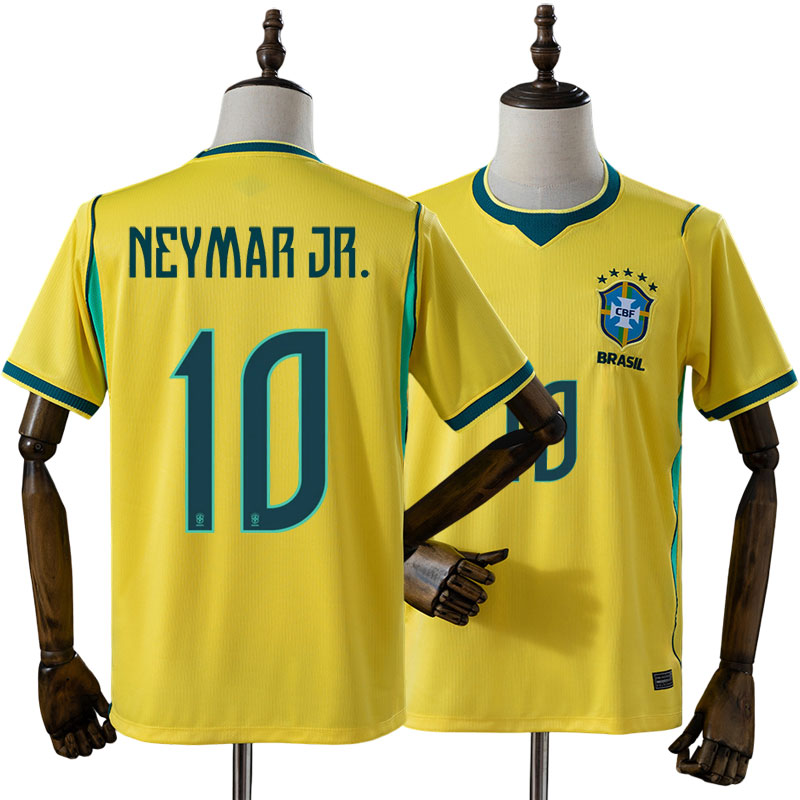 Brasilien 2026 VM trøje – Neymar Jr. nr. 10 herre hjemmebanetrøje