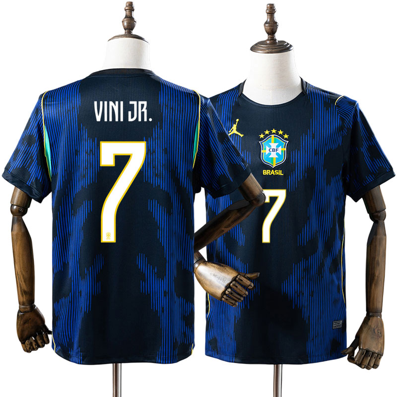 Brasilien 2026 udebanetrøje Vini Jr. 7 – herre fodboldtrøje VM 2026