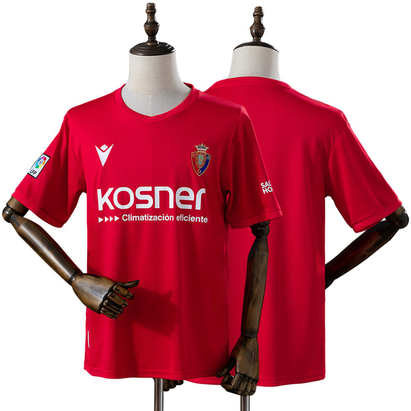 CA Osasuna 2025/26 rød trøje herre – retro fodboldtrøje i vintage look