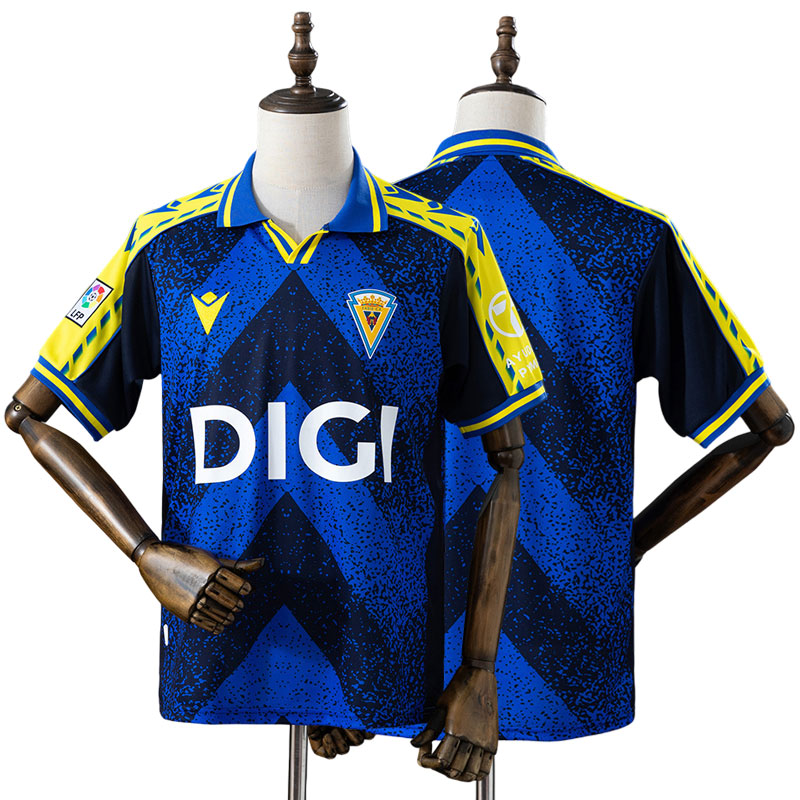 Cádiz CF 2025/26 retro trøje – herre fodboldtrøje klassisk design