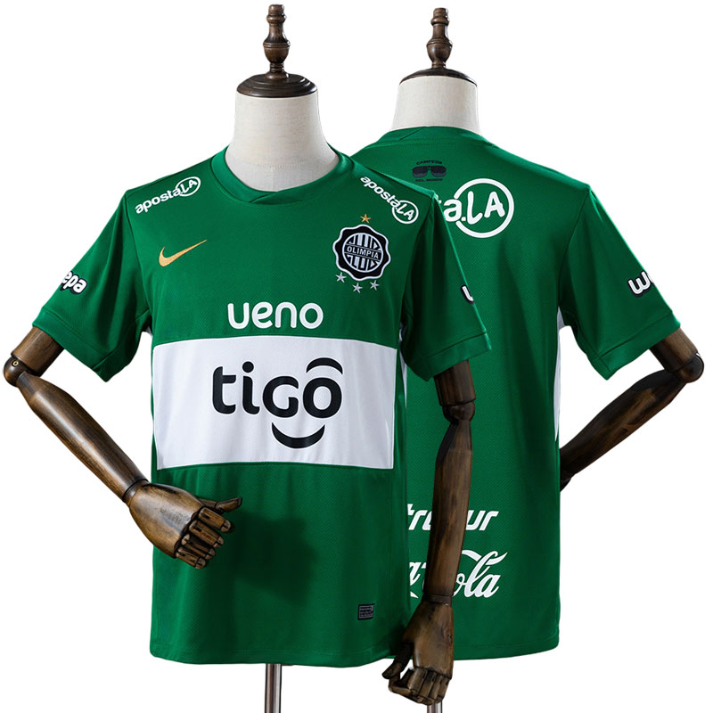 Club Olimpia tredjetrøje 2026 herre – grøn kortærmet