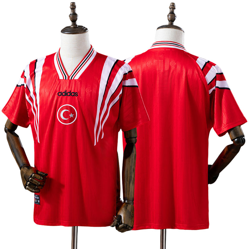 Køb Tyrkiet 1996 retro hjemmebanetrøje - vintage trøje til herrer