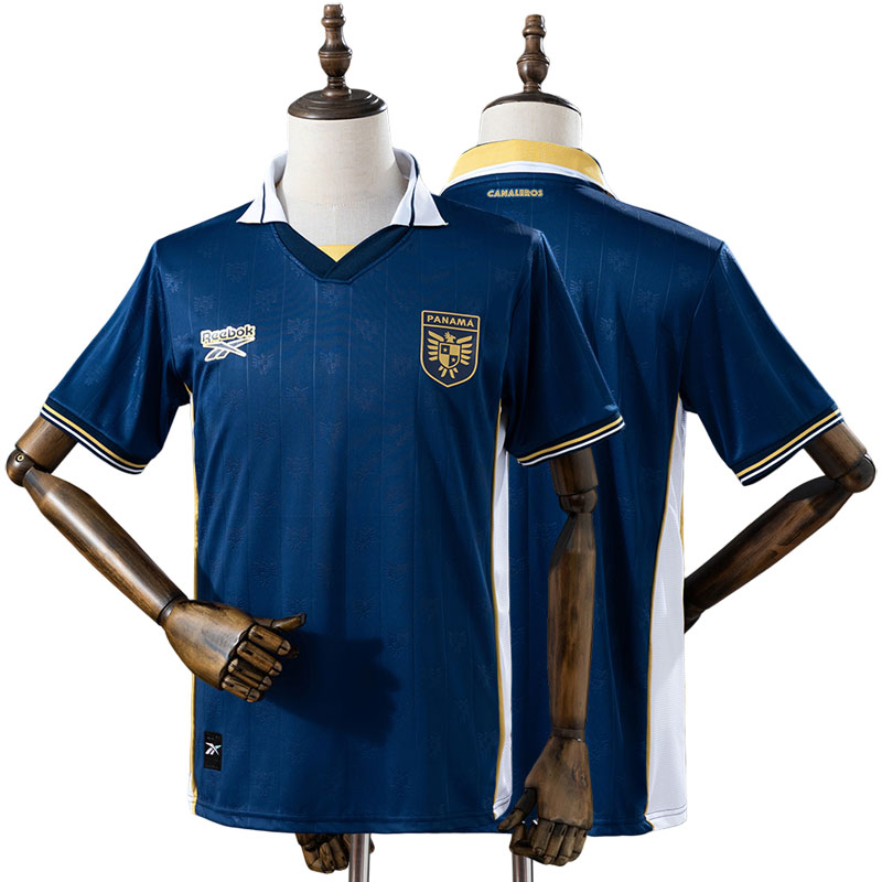 Panama VM 2026 tredjetrøje - mørkeblå fodbold trøje