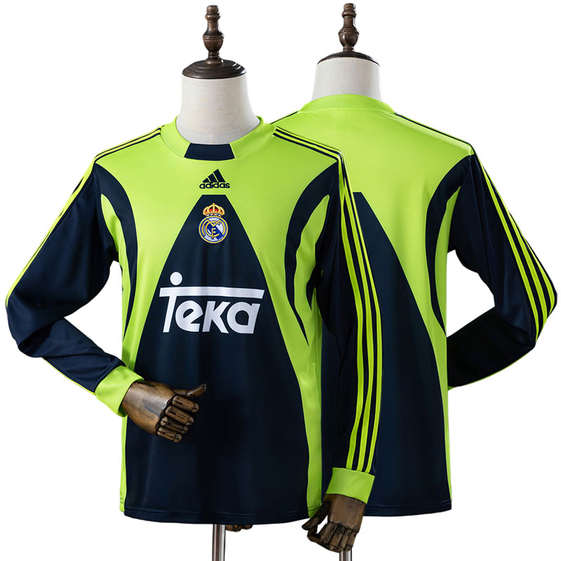 Real Madrid 1999-2000 retro målmandstrøje langærmet