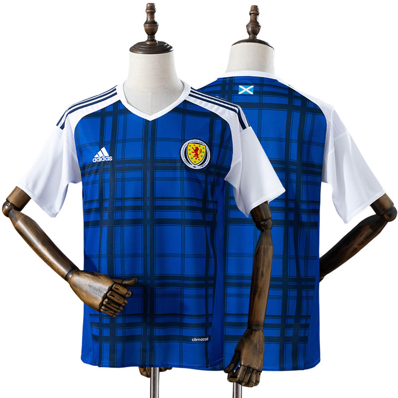 Scotland 2016 retro hjemmebanetrøje herre – Skotland landsholdstrøje vintage