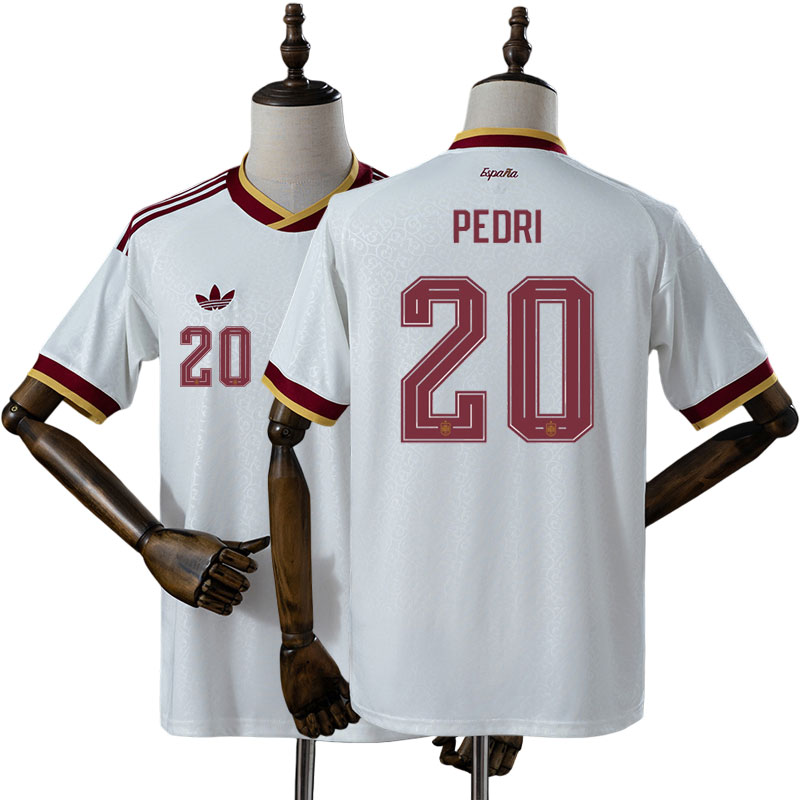 Spanien 2026/27 udebanetrøje – Pedri 20 herre fodboldtrøje VM 2026