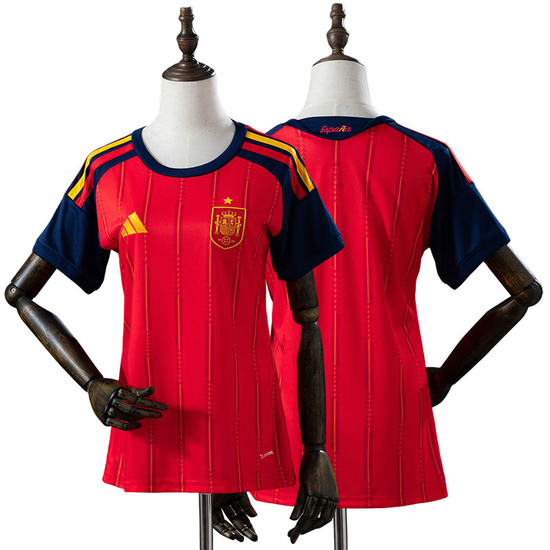 Spanien dame fodboldtrøje VM 2026 – hjemmebanetrøje til kvinder