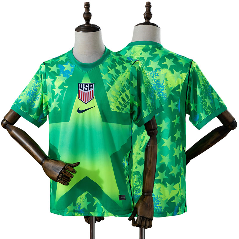 USA fodbold trøje 2026 grøn målmandstrøje til voksne