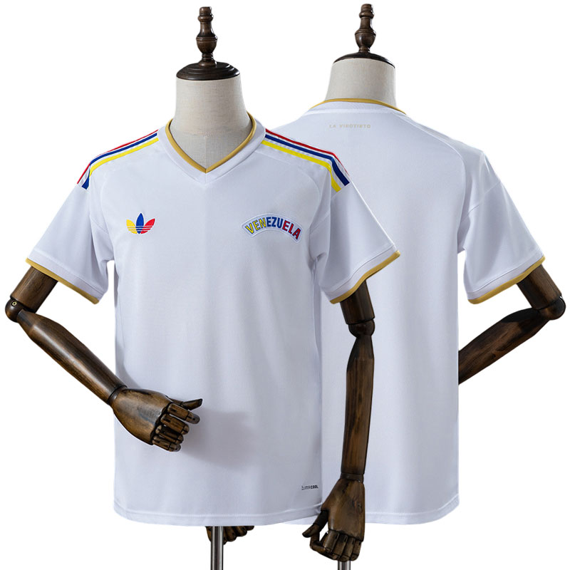 Venezuela 2026 udebanetrøje – VM 2026 hvid fodboldtrøje kortærmet
